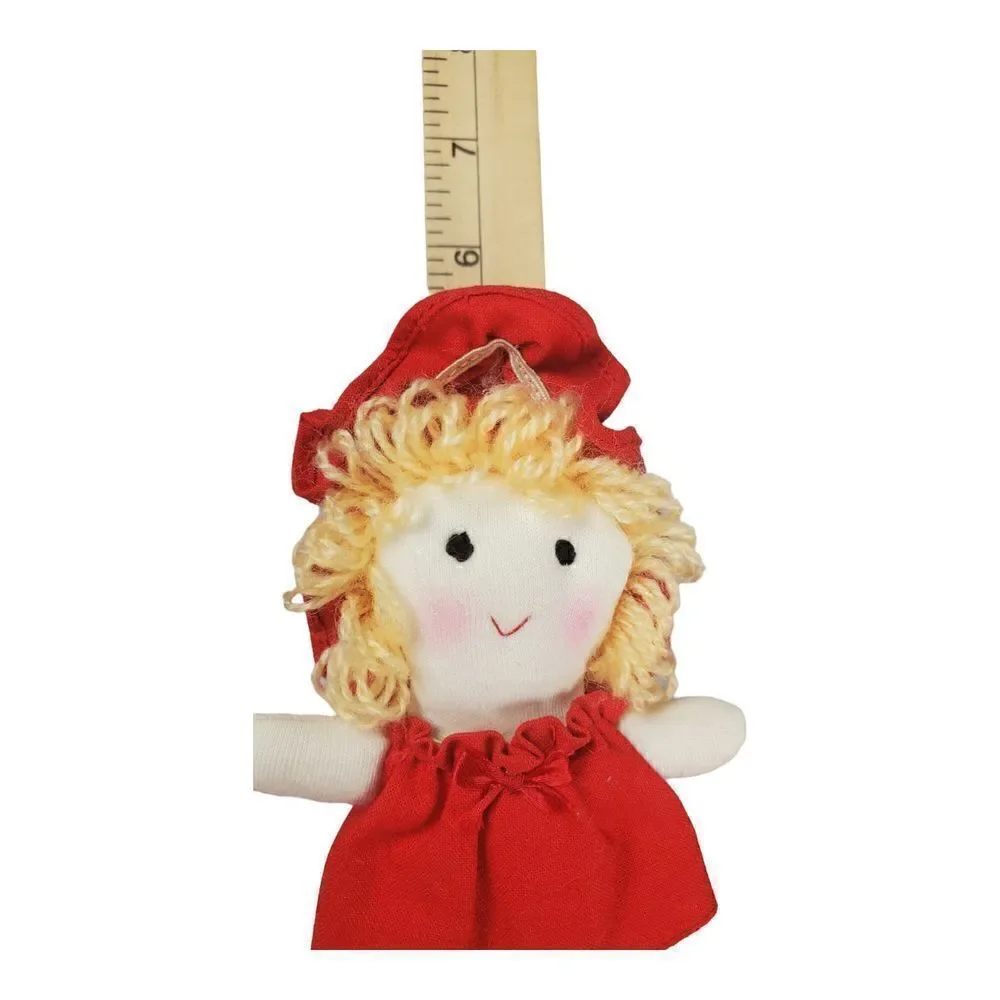 Handmade Christmas Ornaments Lot of 7  Snowman Drummer Boy Angel Holiday Cloth